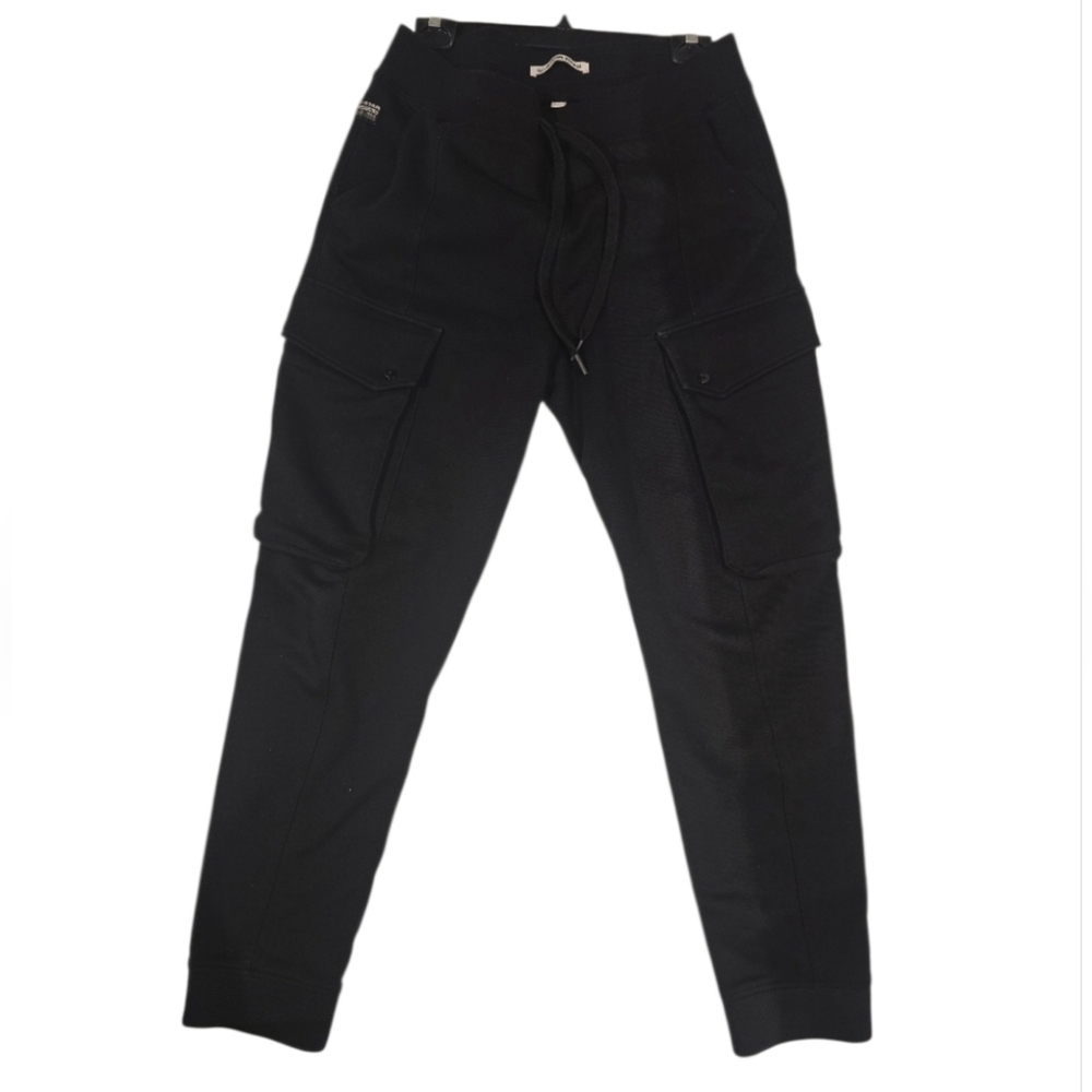 G-Star Black Cargo Jogger Pants with Drawstring